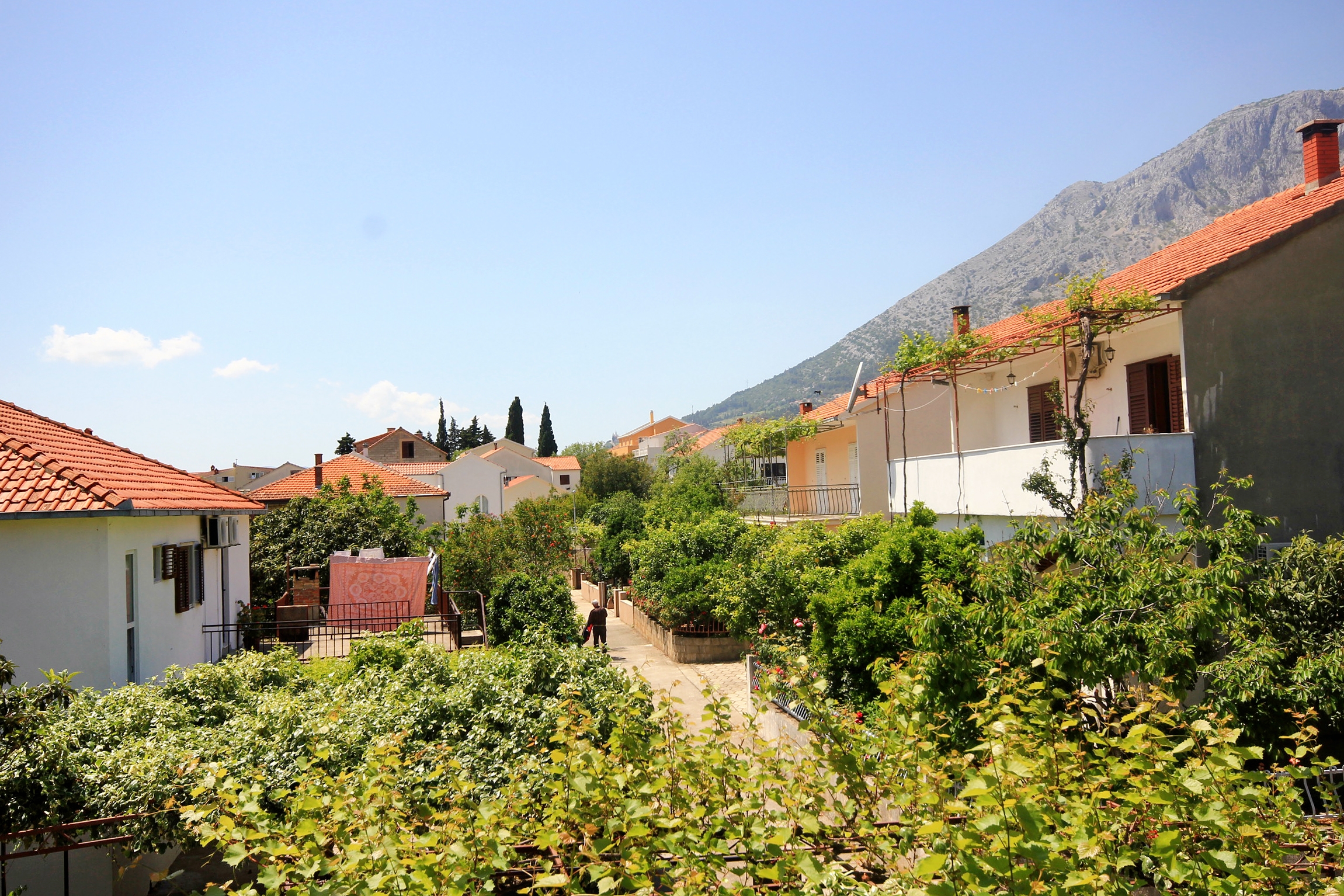 Three bedroom apartment with terrace Orebić, Pelješac  A-a