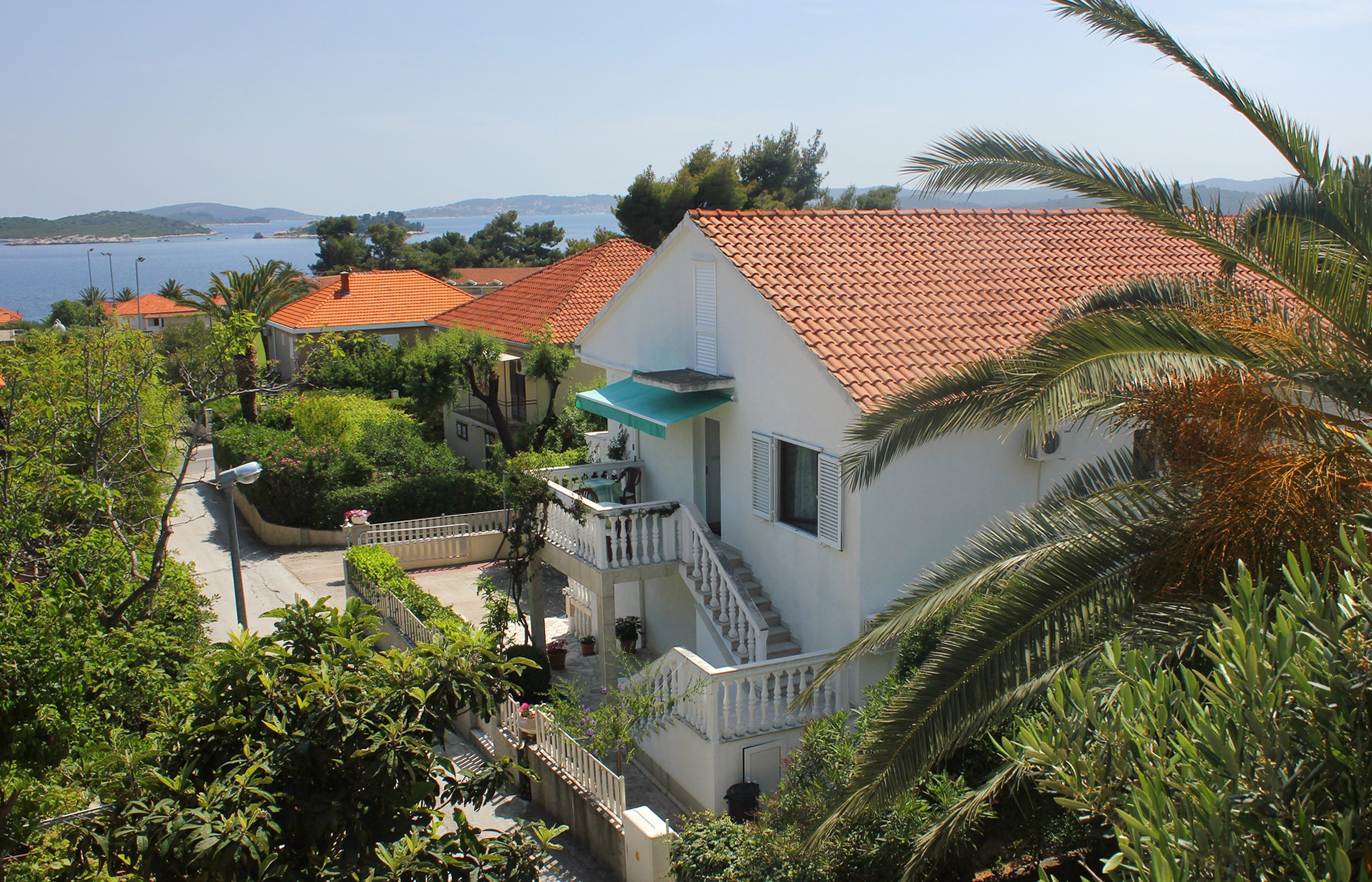 Two bedroom apartment with terrace and sea view Orebić, Pelješac  A-b