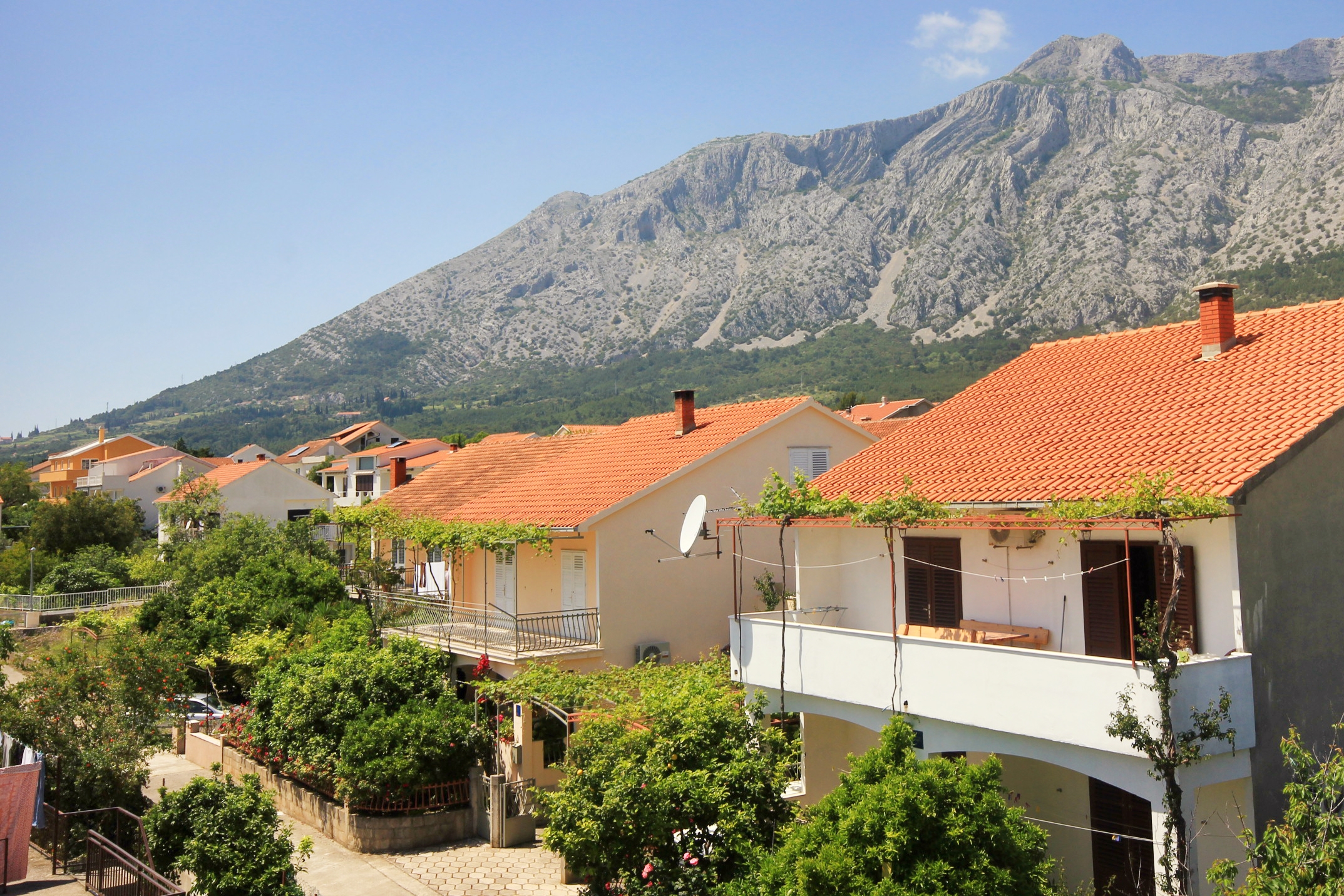 Two bedroom apartment with terrace and sea view Orebić, Pelješac  A-b