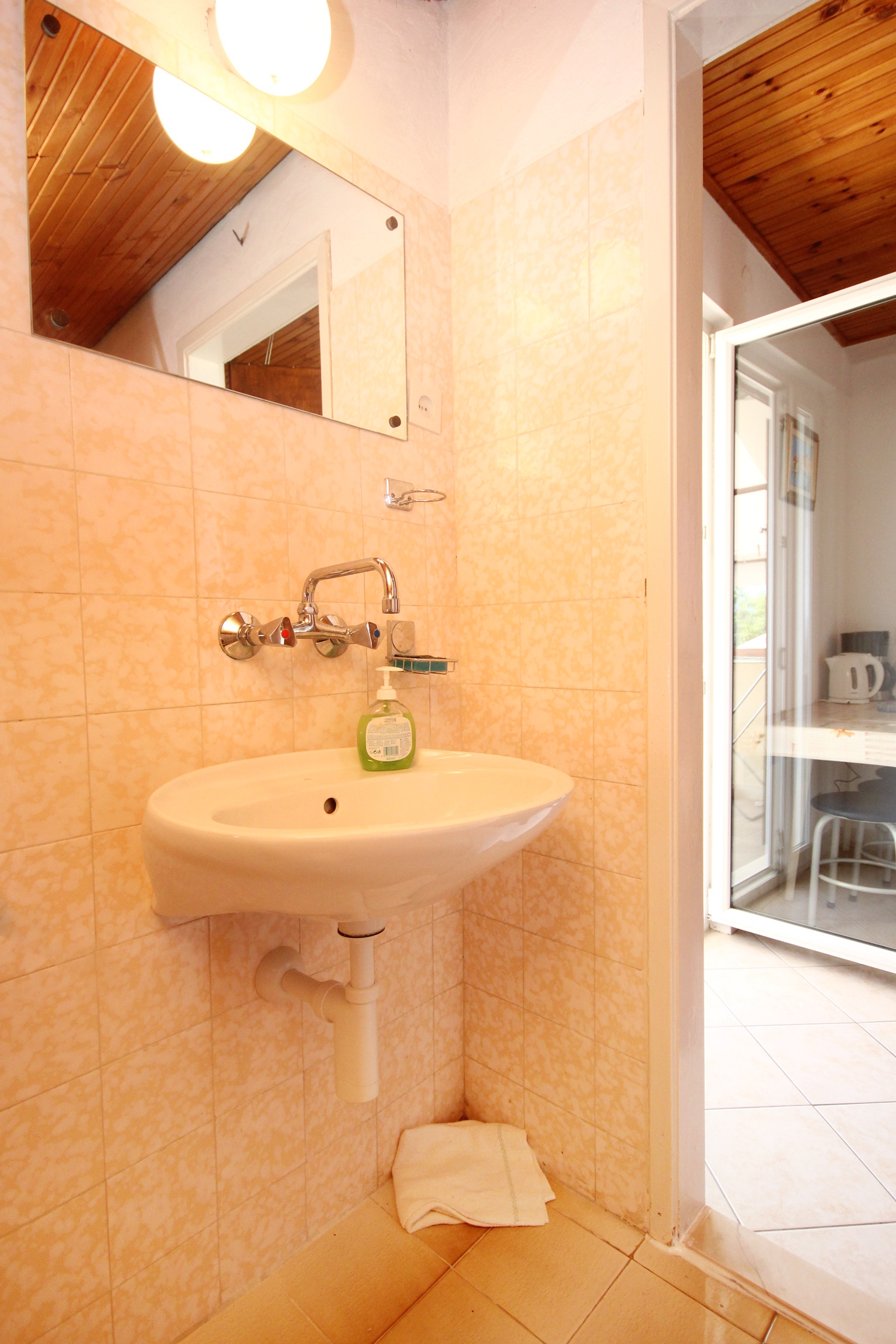 Two bedroom apartment with terrace and sea view Orebić, Pelješac  A-b
