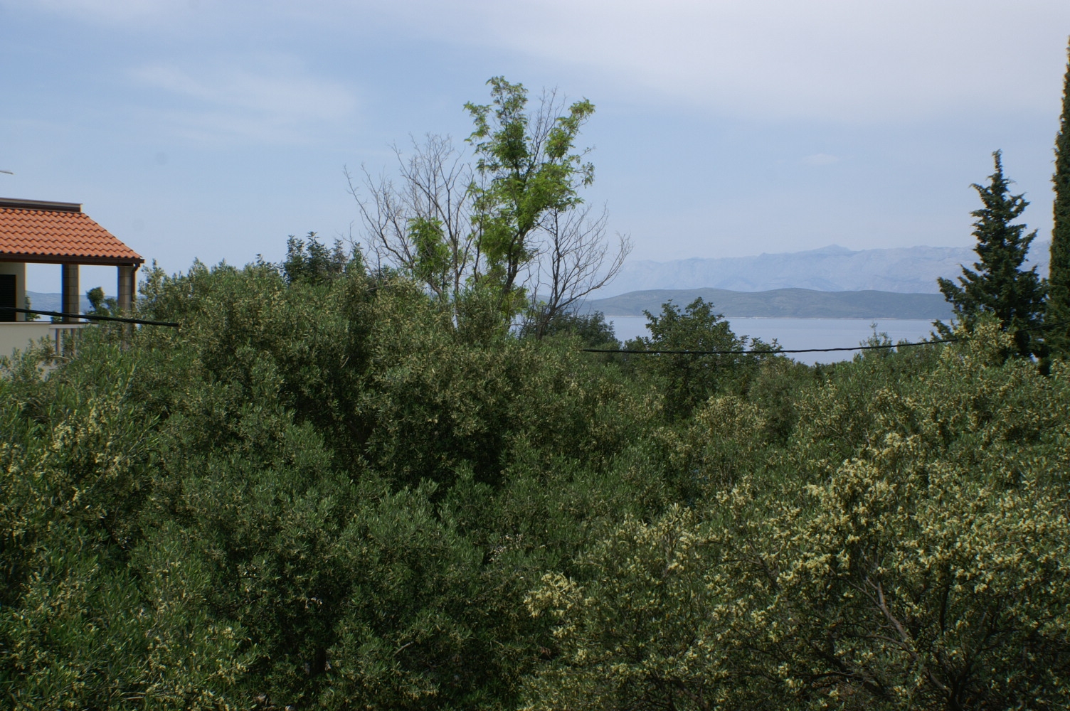 One bedroom apartment with balcony and sea view Duba Pelješka, Pelješac  A-b