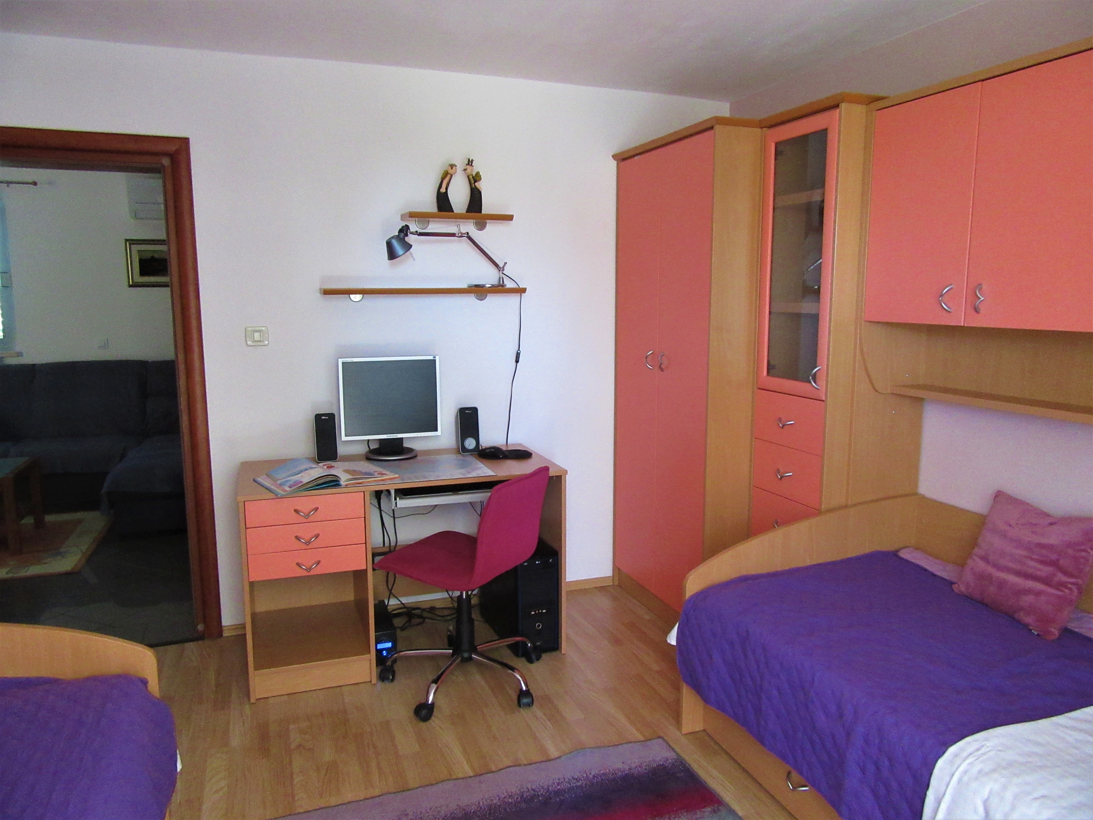 Two bedroom apartment with terrace Orebić, Pelješac  A-b