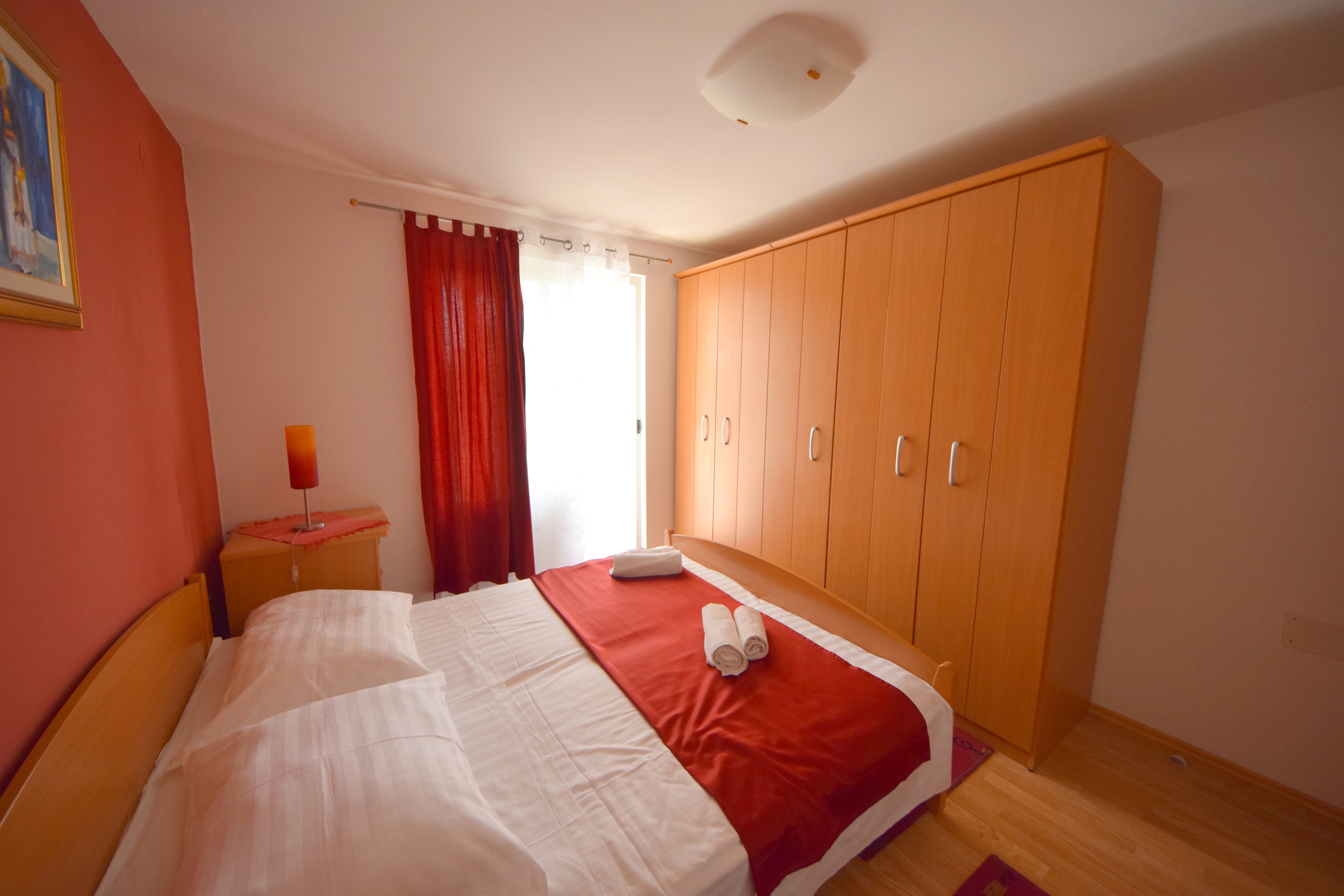 Two bedroom apartment with terrace Orebić, Pelješac  A-b