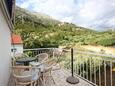 Kučište - Perna, Terrasse dans l’hébergement en type apartment, avec la vue sur la mer, animaux acceptés et WiFi.