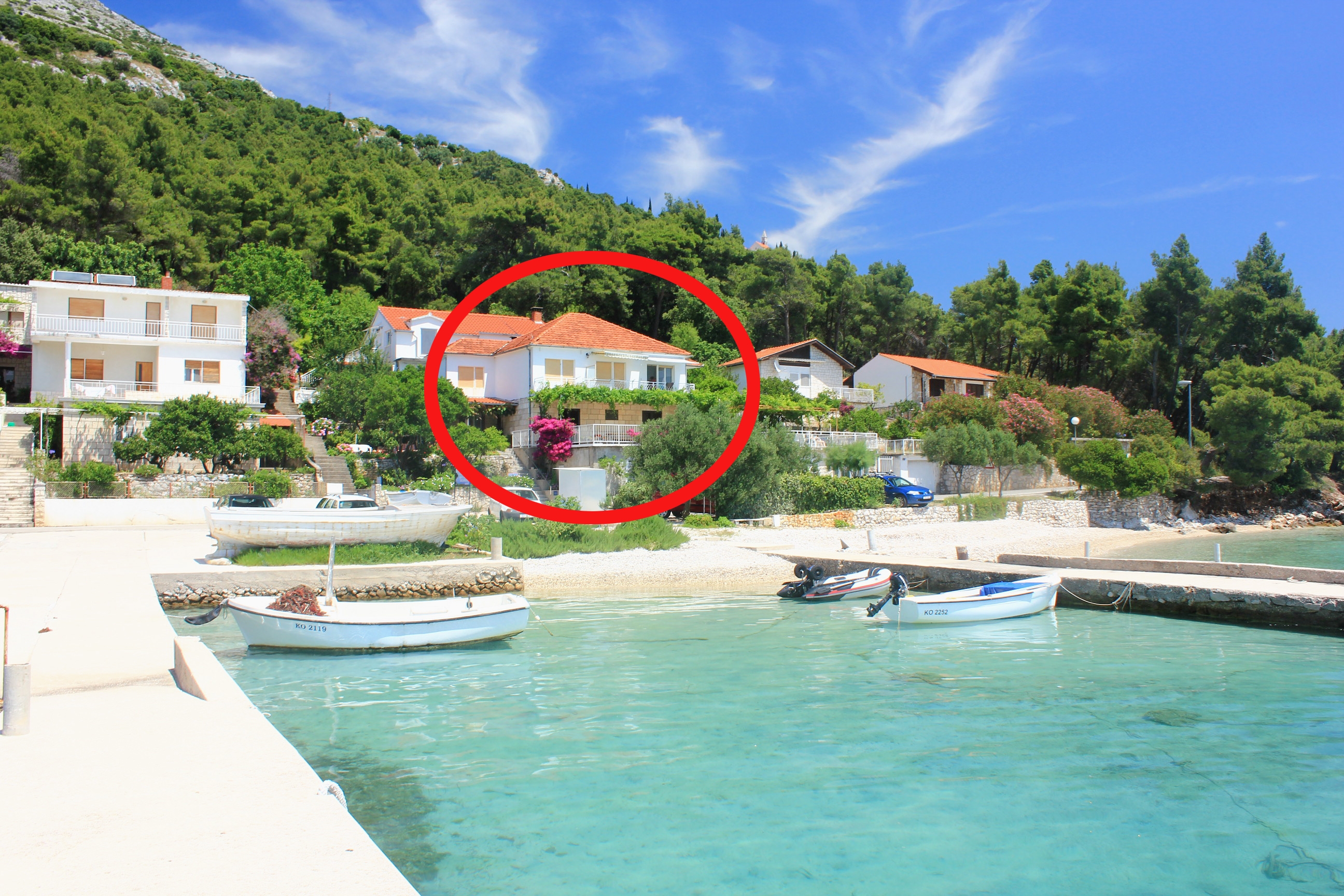 Jednosobni apartman uz plažu Kučište - Perna, Pelješac  A-a