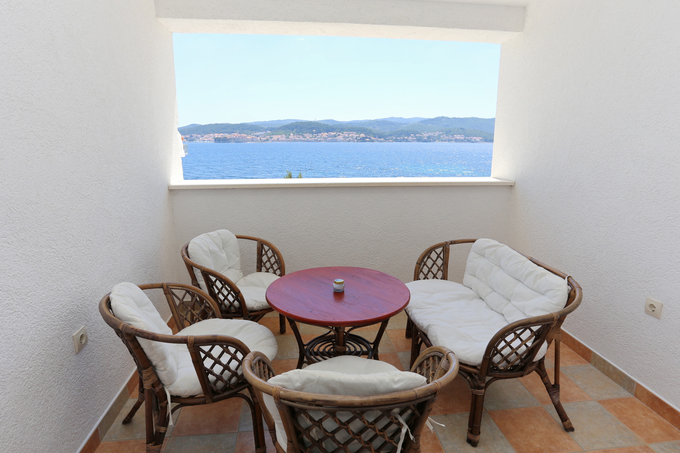 One bedroom apartment near beach Kučište - Perna, Pelješac (A-4545-e)