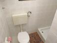 Bathroom 1 Drače, Bathroom 1 in the apartment, (pet friendly) and WiFi.
