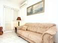 Living room Orebić, Living room in the apartment, air condition available, (pet friendly) and WiFi.