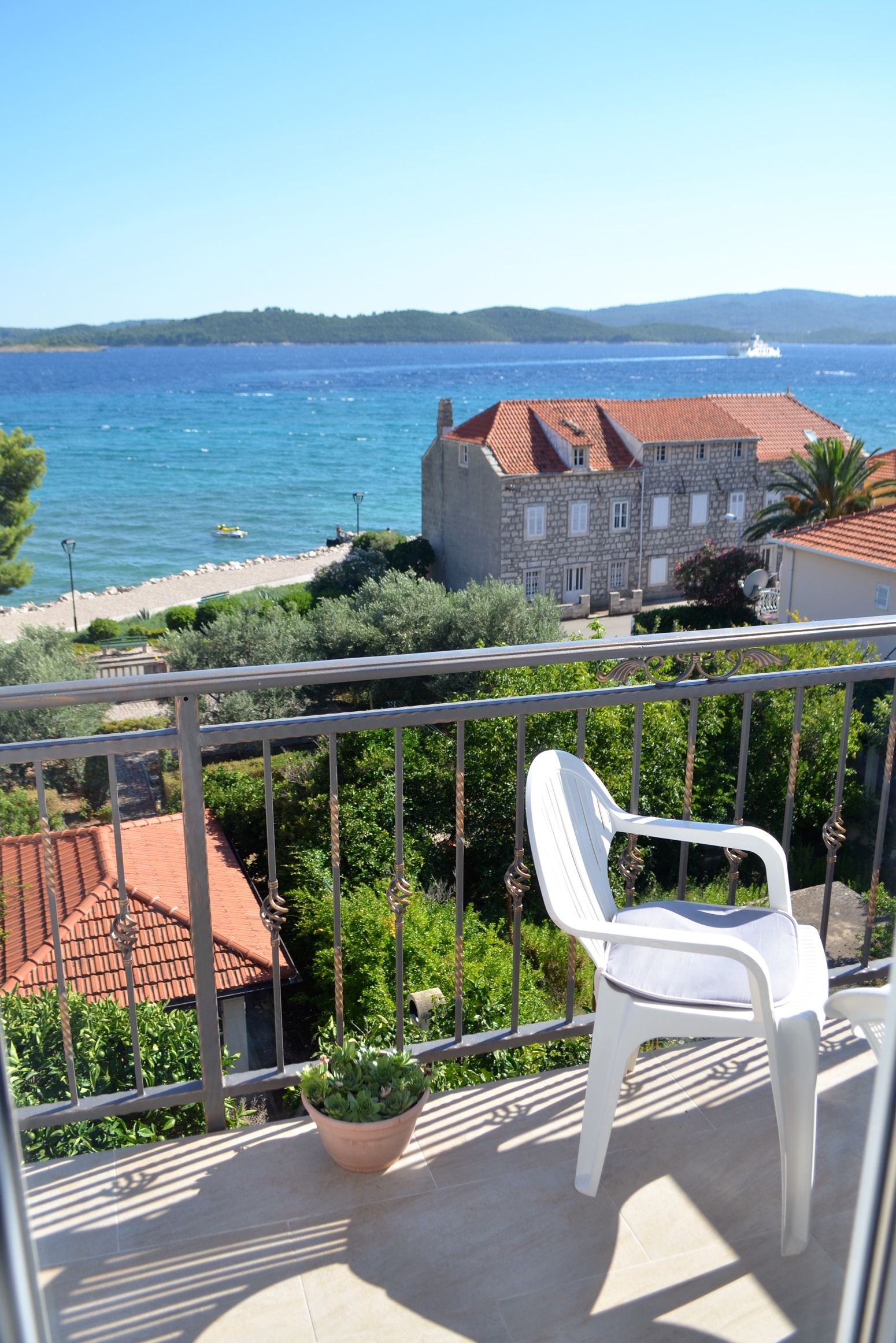 Studio flat with balcony and sea view Orebić, Pelješac  AS-b