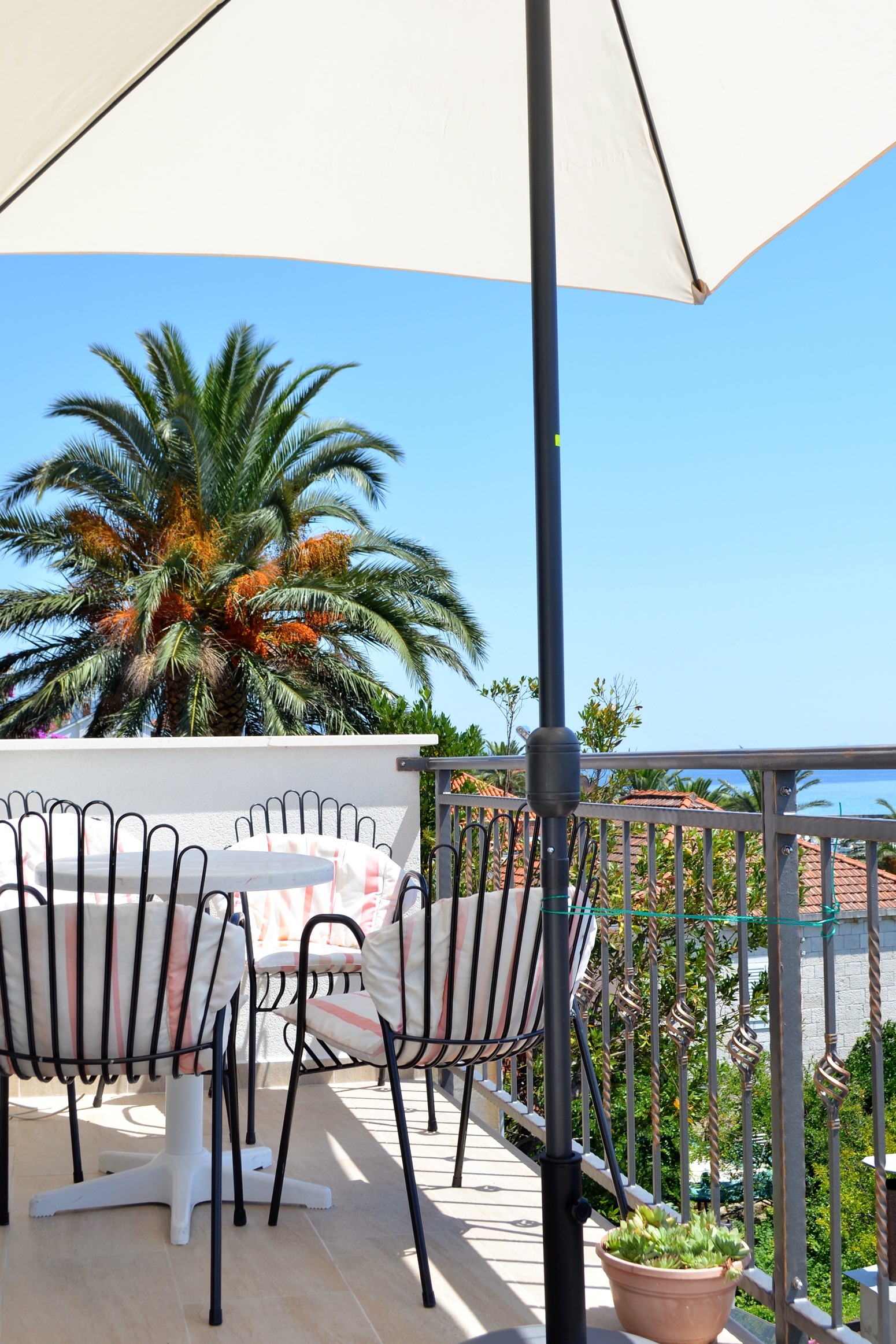 Studio flat with balcony and sea view Orebić, Pelješac  AS-d