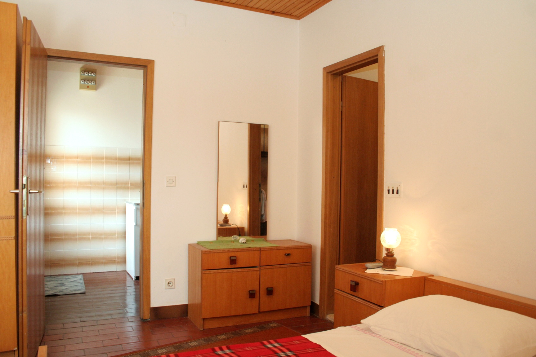 One bedroom apartment with terrace and sea view Orebić, Pelješac  A-b