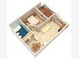 Orebić, План в размещении типа apartment, WiFi.