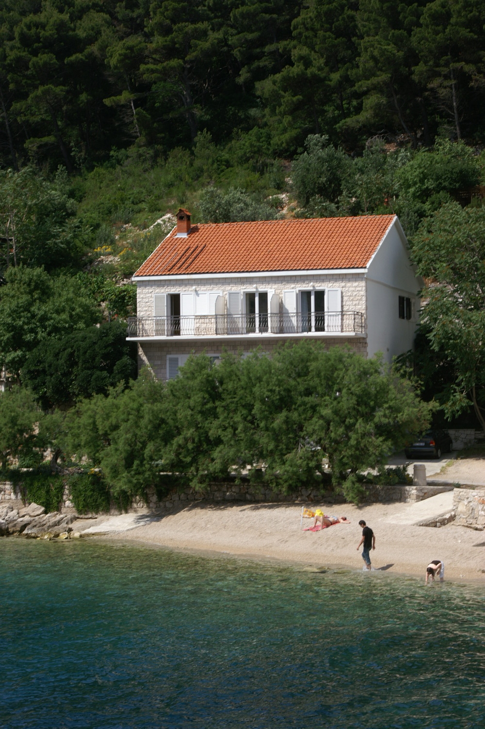 Jednosobni apartman uz plažu Trstenik, Pelješac  A-a