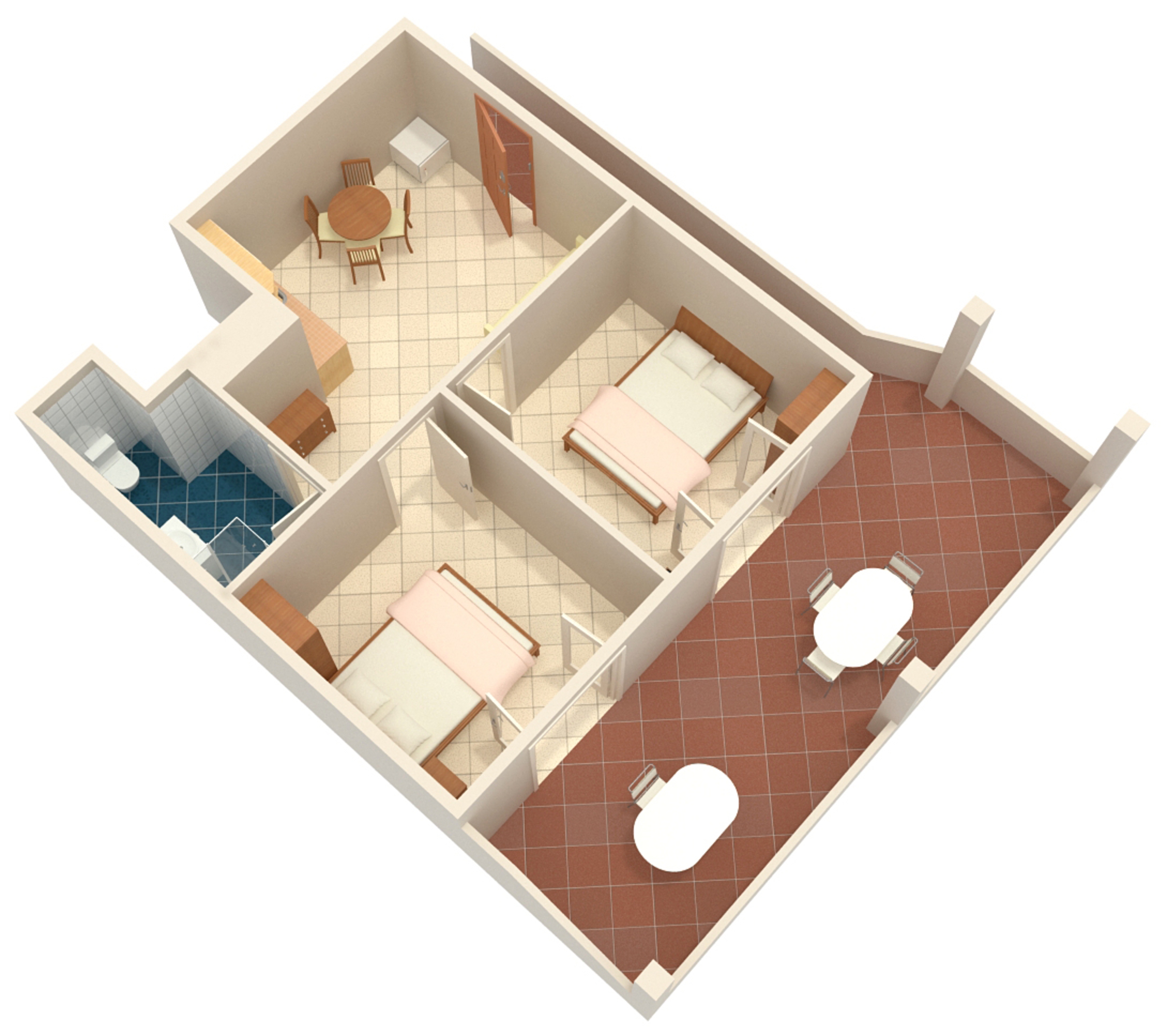 Two bedroom apartment near beach Luka Dubrava, Pelješac  A-a