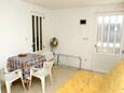 Luka Dubrava, Comedor in the studio-apartment, air condition available, (pet friendly) y WiFi.