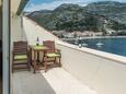 Trstenik, Terrasse 1 dans l’hébergement en type apartment, avec la vue sur la mer, animaux acceptés et WiFi.