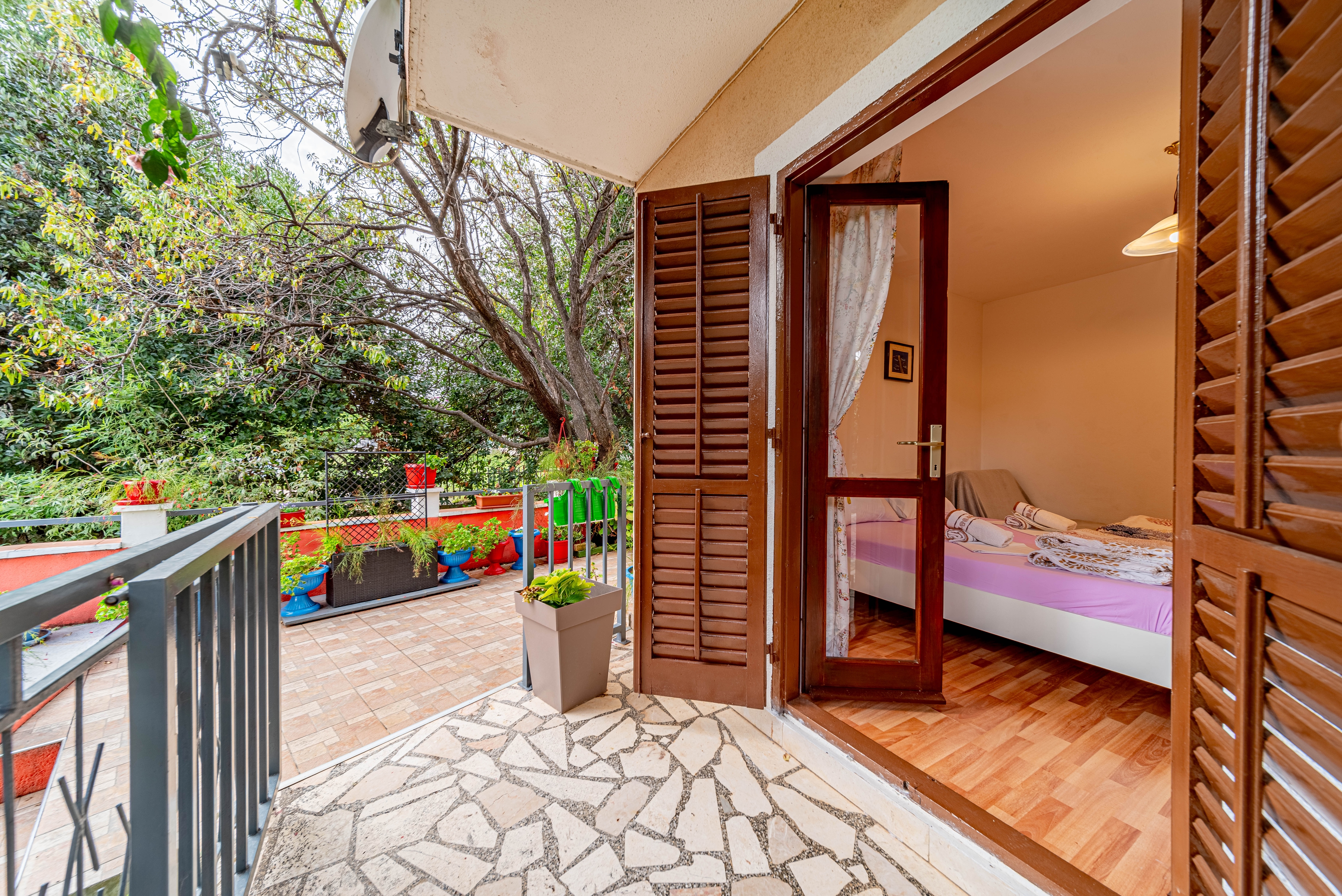 One bedroom apartment with terrace Orebić, Pelješac (A-4579-a)