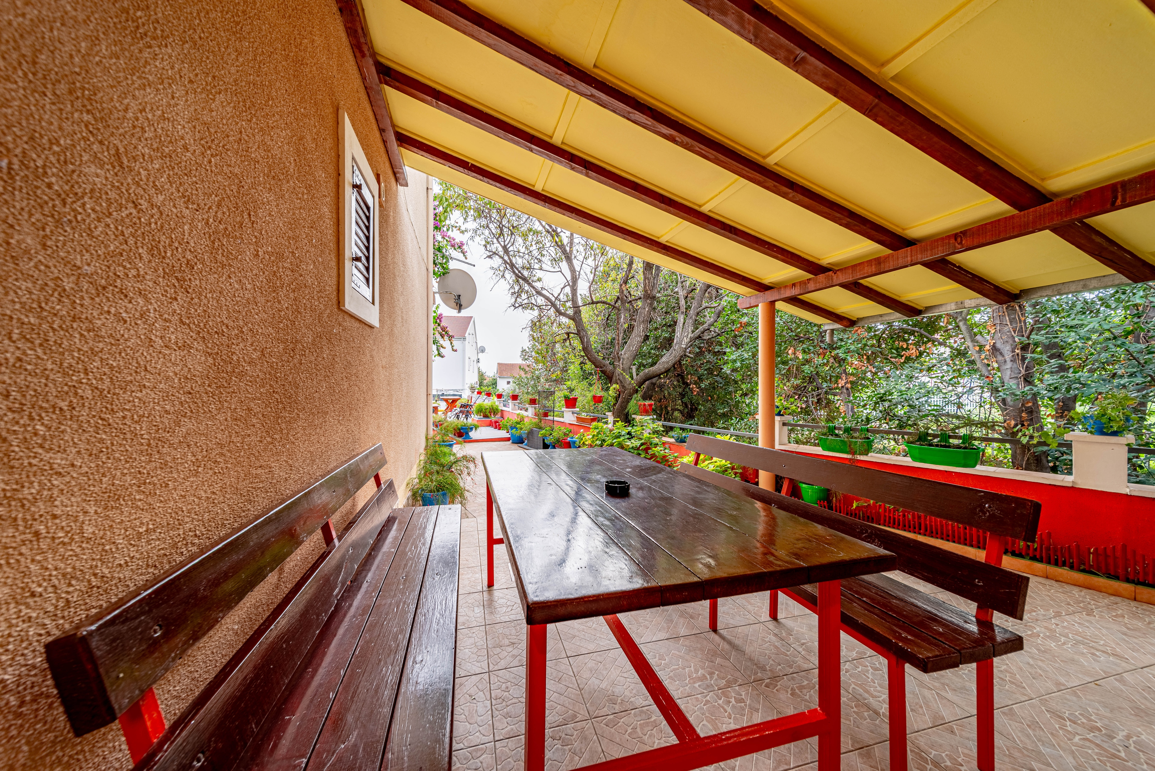 One bedroom apartment with terrace Orebić, Pelješac  A-a