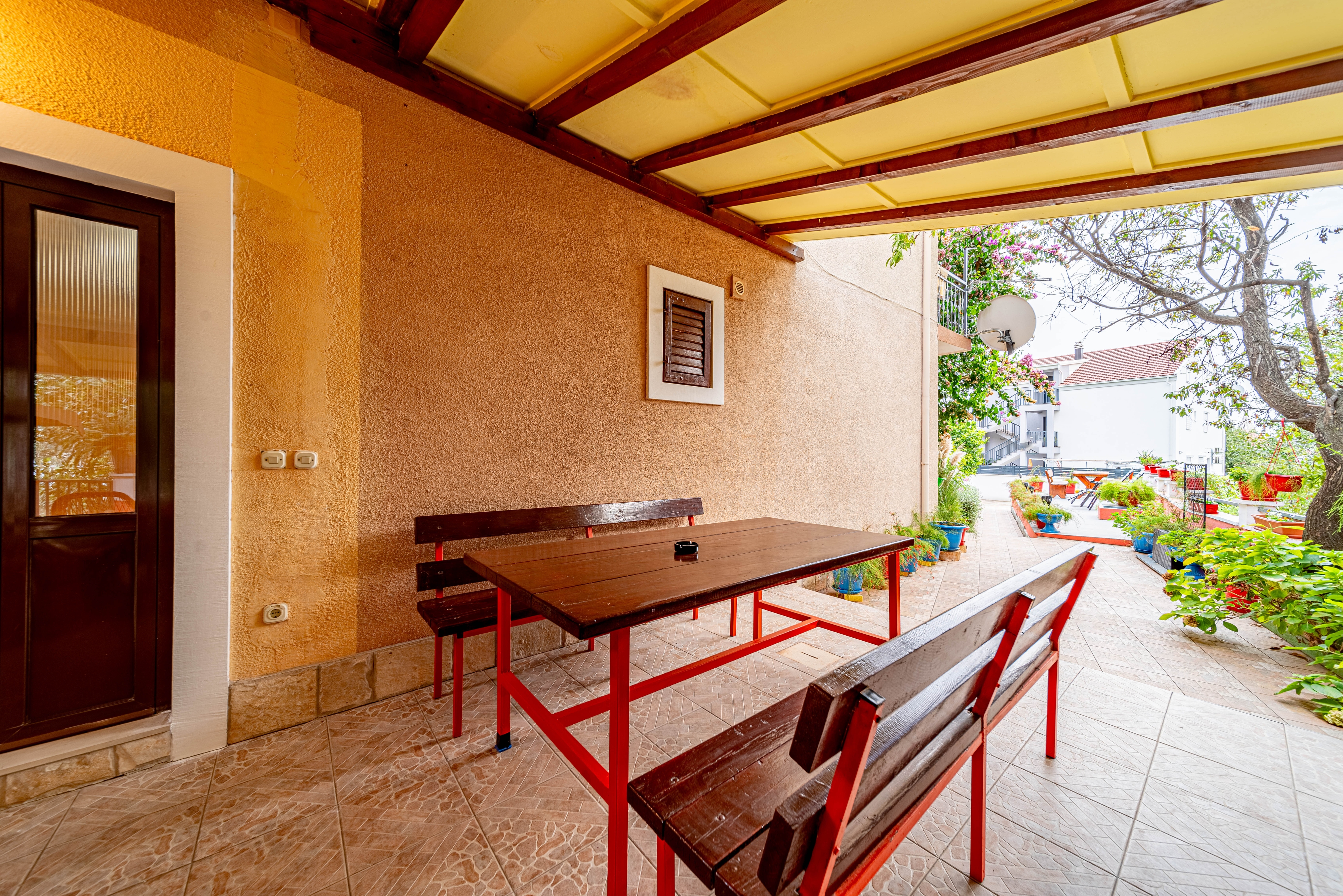 One bedroom apartment with terrace Orebić, Pelješac  A-a