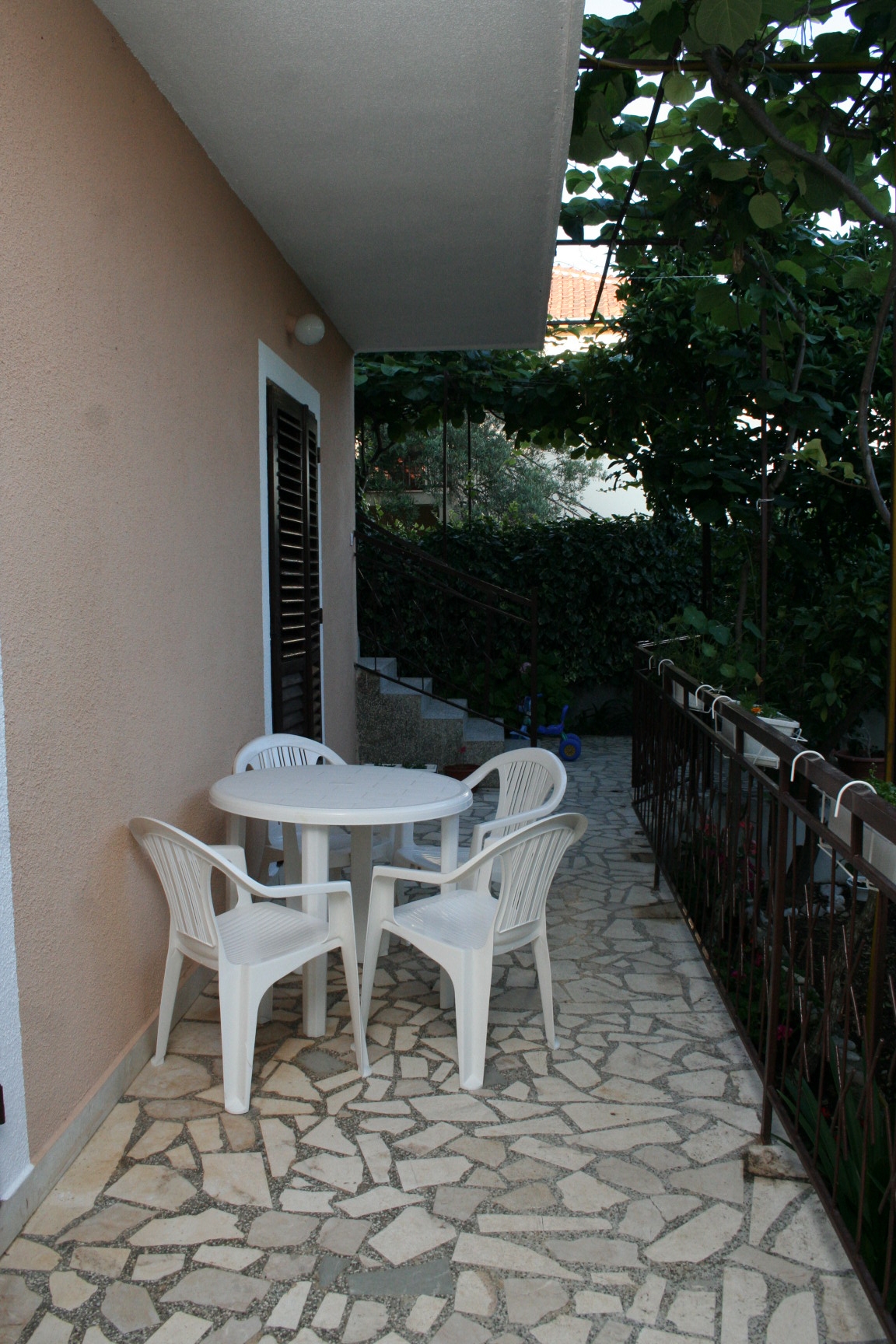 Two bedroom apartment with terrace Orebić, Pelješac  A-b