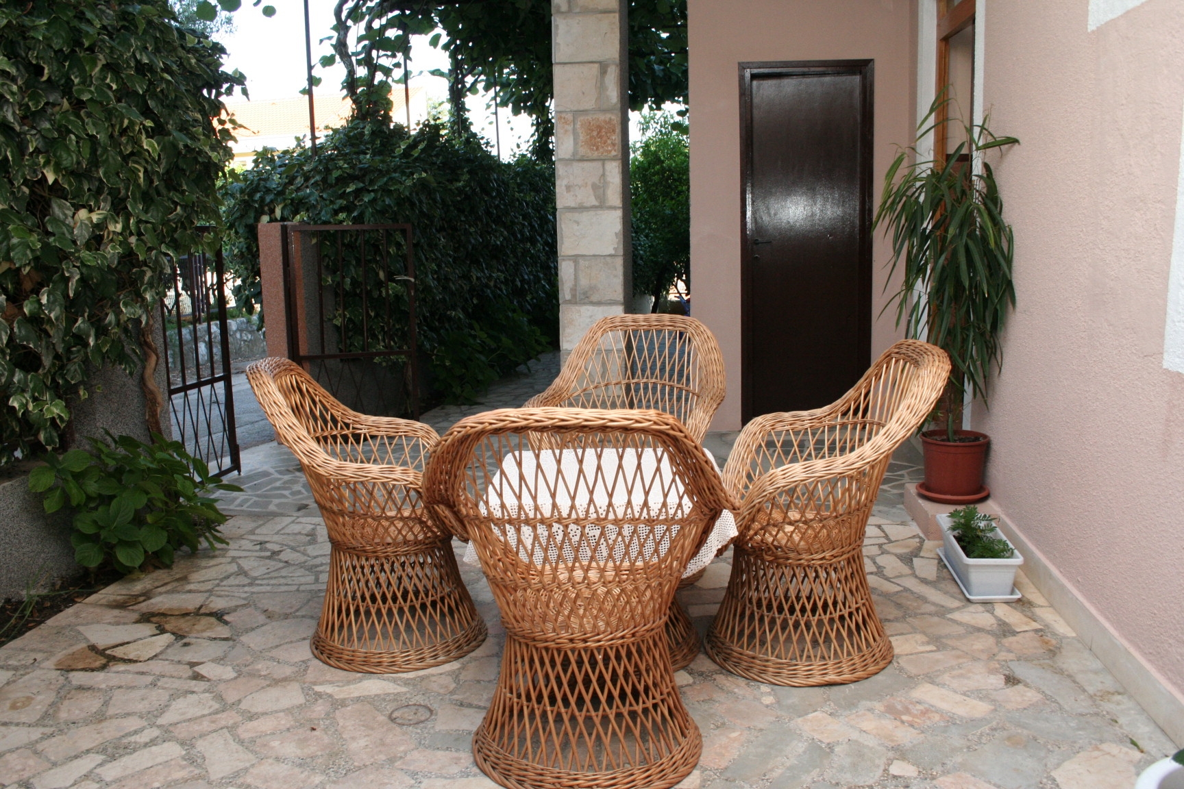 Two bedroom apartment with terrace Orebić, Pelješac  A-b