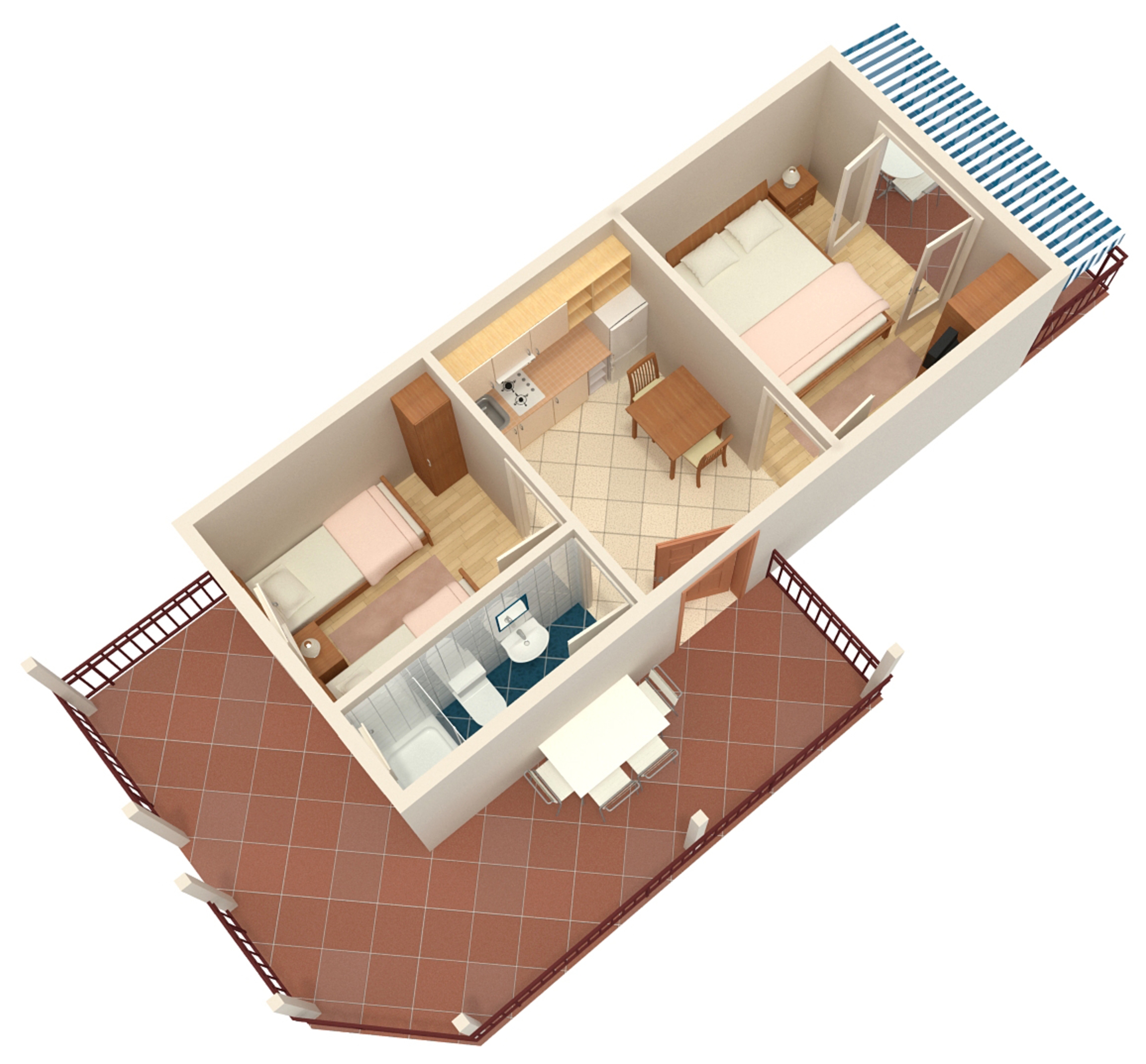 Two bedroom apartment near beach Cove Zarace (Gdinj), Hvar  A-a