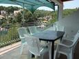 Basina, Terrasse dans l’hébergement en type apartment, avec la vue sur la mer et animaux acceptés.