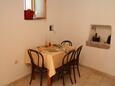 Vrboska, Comedor in the apartment, (pet friendly) y WiFi.