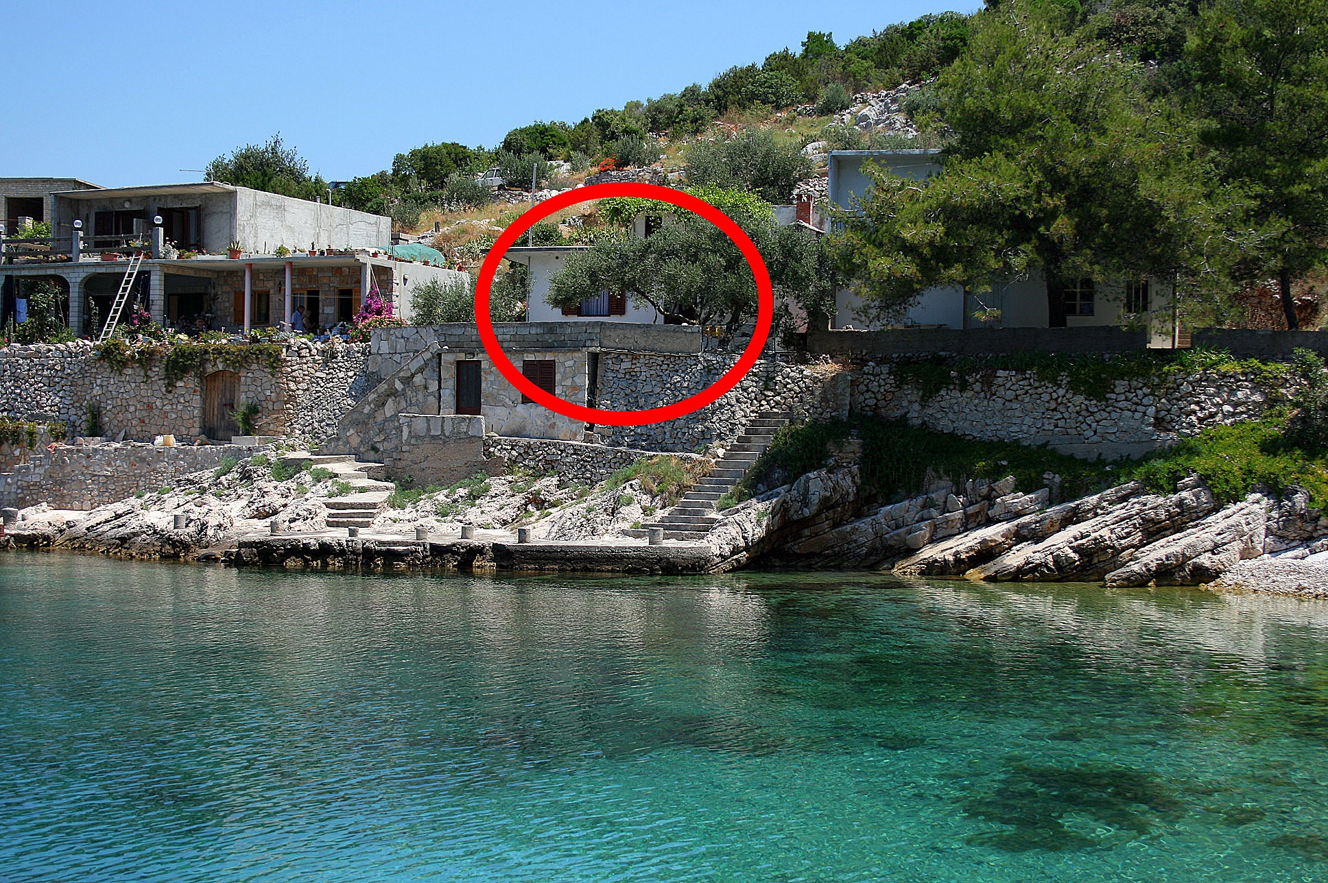 Trosobna kuća uz plažu Uvala Zaraće (Gdinj), Hvar  K