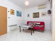 Living room Grebaštica, Living room in the apartment, air condition available, (pet friendly) and WiFi.