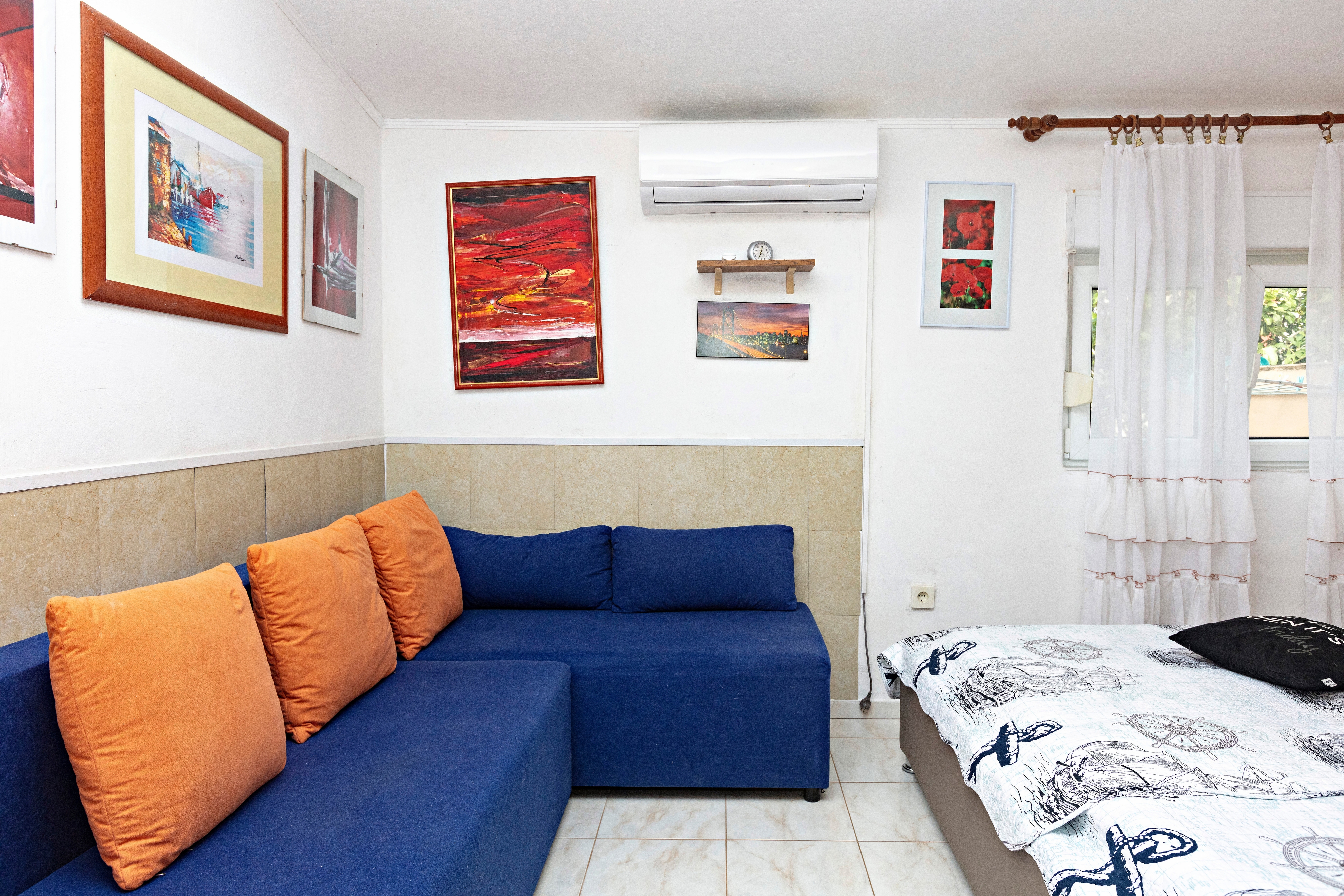 Two bedroom apartment near beach Grebaštica, Šibenik  A-c