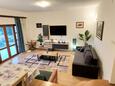 Dnevna soba Vrboska, Dnevna soba v nastanitvi vrste apartment, Hišni ljubljenčki dovoljeni in WiFi.