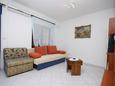 Living room Arbanija, Living room in the apartment, air condition available and WiFi.