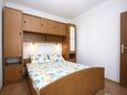 Bedroom 1 Mastrinka, Bedroom 1 in the apartment, (pet friendly) and WiFi.