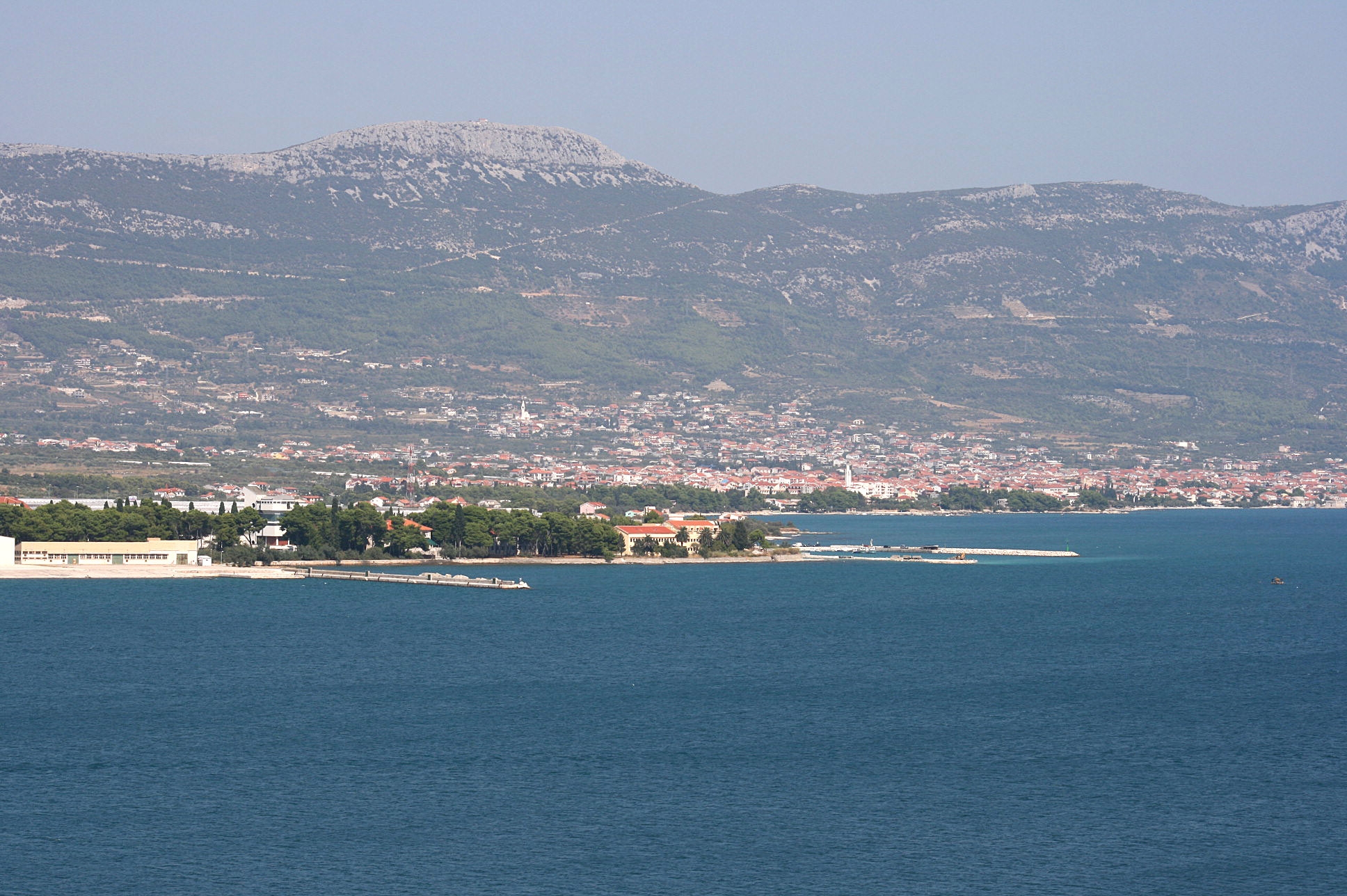 One bedroom apartment with terrace and sea view Mastrinka, Čiovo  A-c