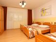 Bedroom 1 Nemira, Bedroom 1 in the apartment, (pet friendly) and WiFi.