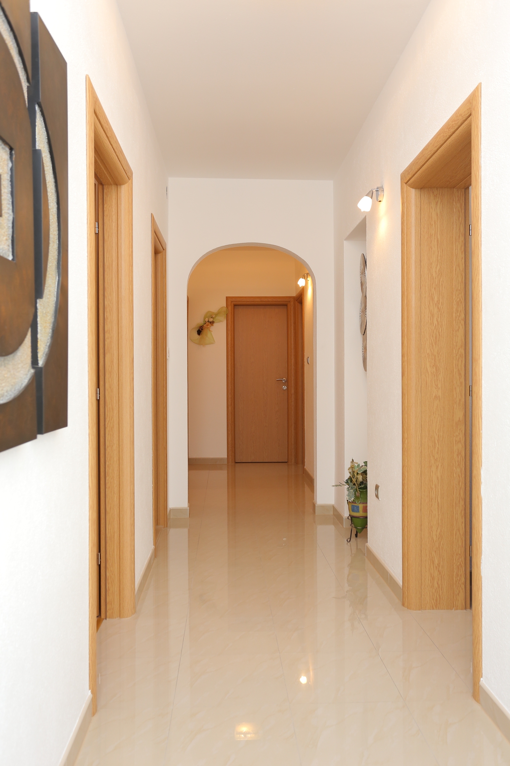 Three bedroom apartment with balcony and sea view Nemira, Omiš  A-c