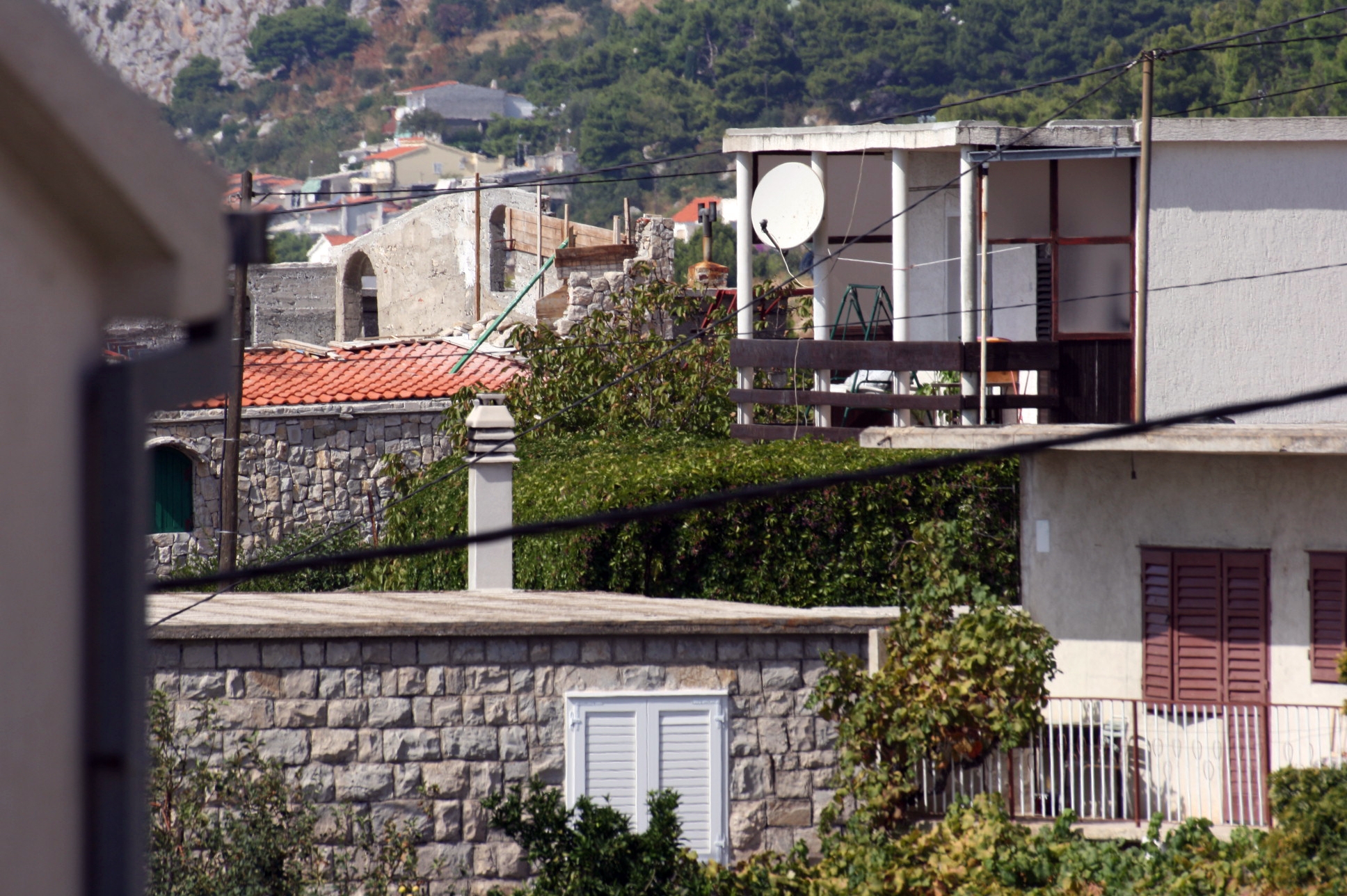Studio flat with balcony and sea view Nemira, Omiš  AS-a
