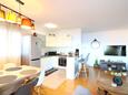 Kitchen Duće, Kitchen in the apartment, (pet friendly) and WiFi.