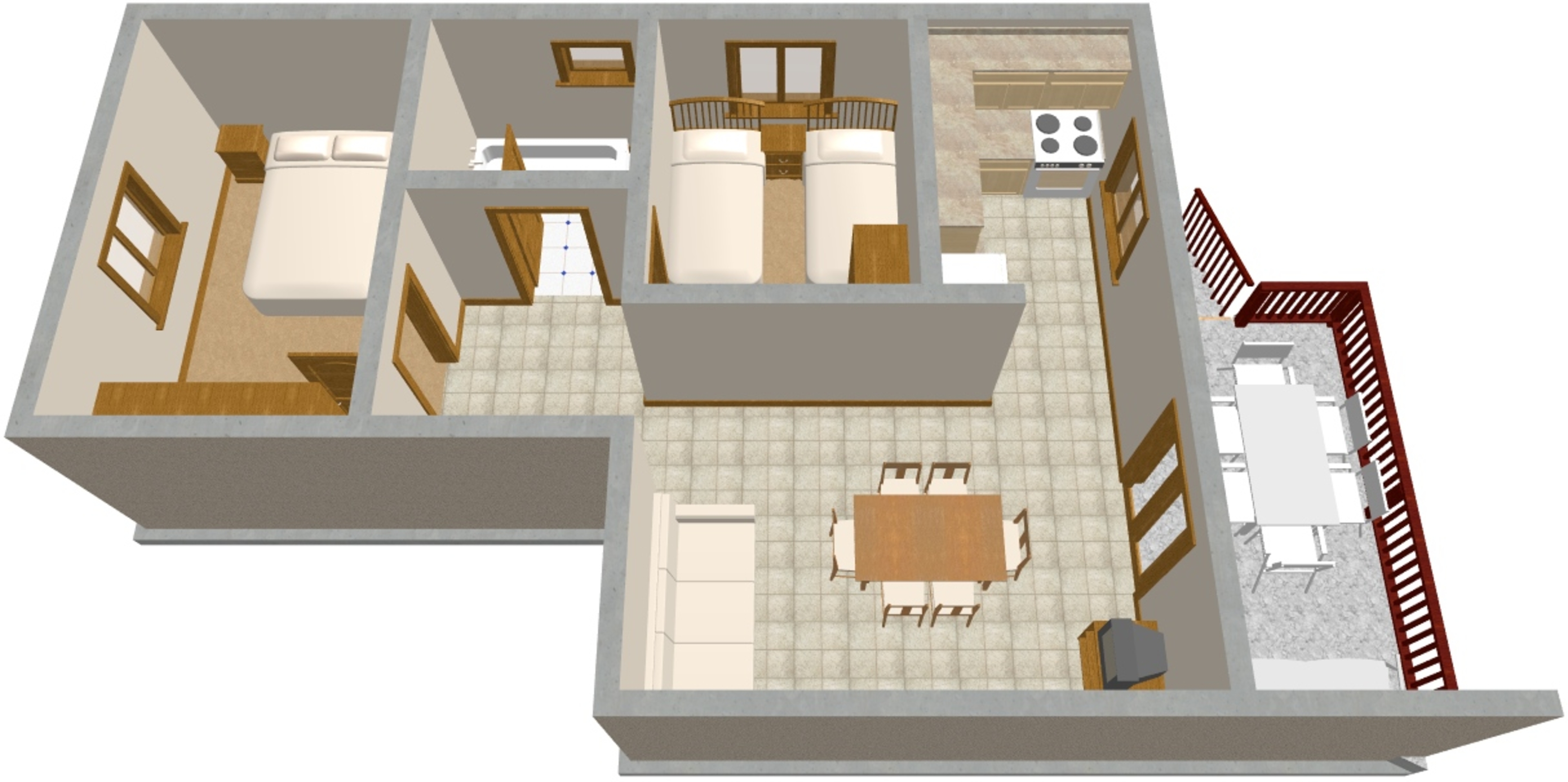 Two bedroom apartment with terrace Žaborić, Šibenik  A-a
