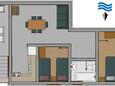 Žaborić, План в размещении типа apartment, WiFi.