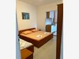 Ložnice Podaca, Ložnice v ubytování typu studio-apartment, domácí mazlíčci povoleni a WiFi.