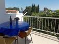 Terrace Duće, Terrace in the apartment, with a sea view, (pet friendly) and WiFi.