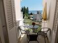 Balcony Duće, Balcony in the apartment, with a sea view, (pet friendly) and WiFi.