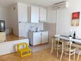 Kitchen Duće, Kitchen in the apartment, air condition available, (pet friendly) and WiFi.