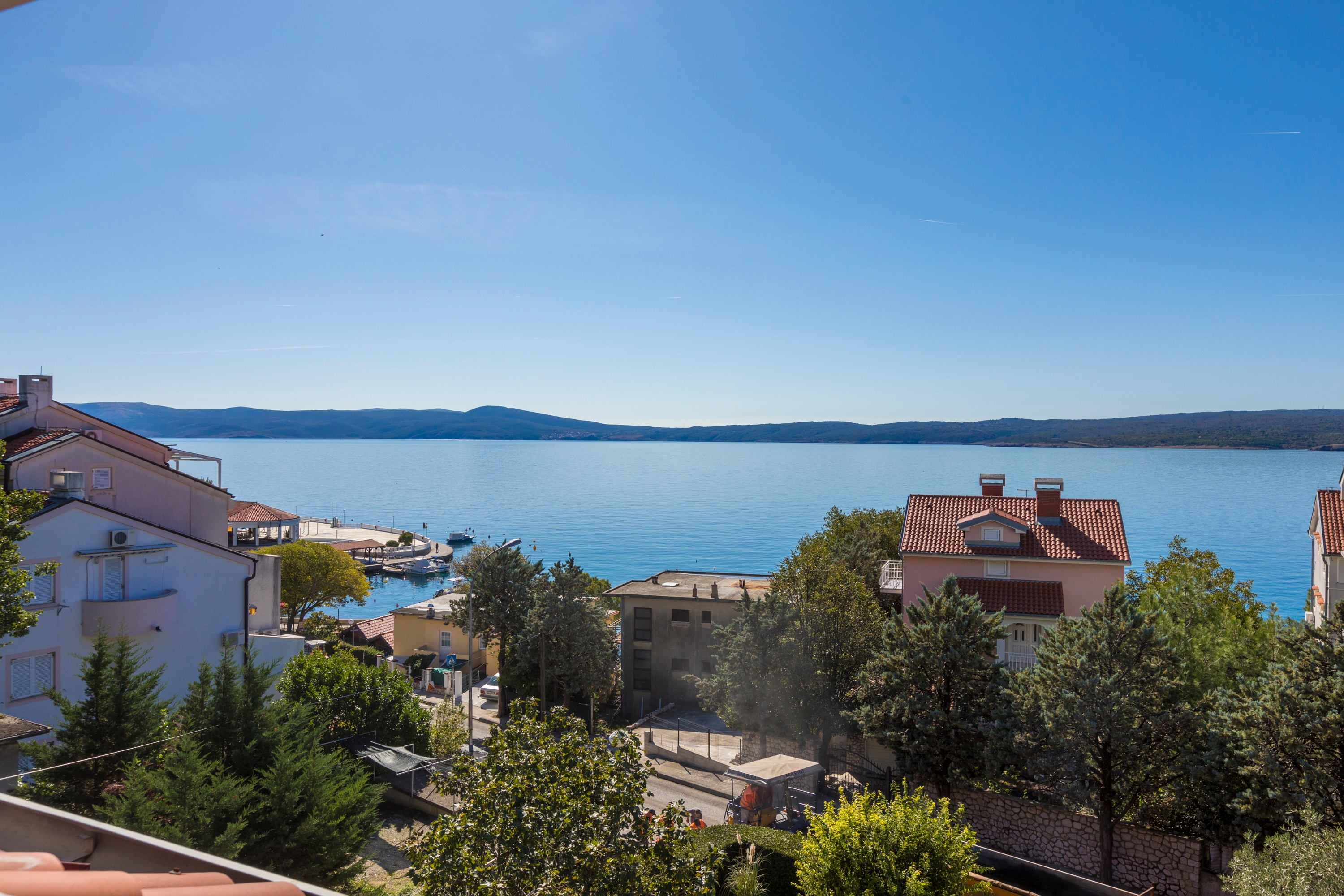 Studio flat with terrace and sea view Selce, Crikvenica  AS-a