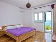 Ložnice 1 Brodarica, Ložnice 1 v ubytování typu apartment, s klimatizací a WiFi.
