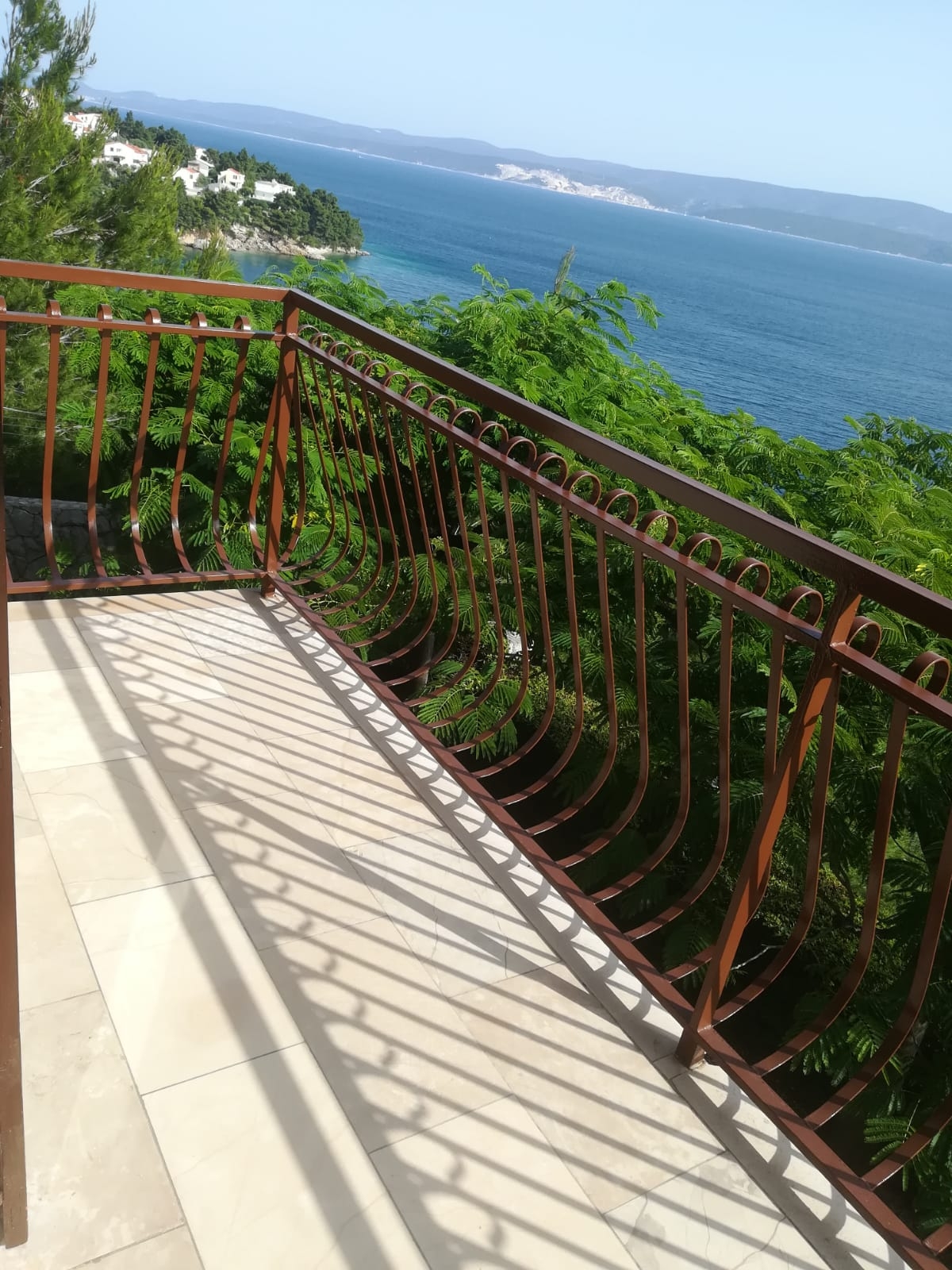 One bedroom apartment with terrace and sea view Nemira, Omiš  A-b