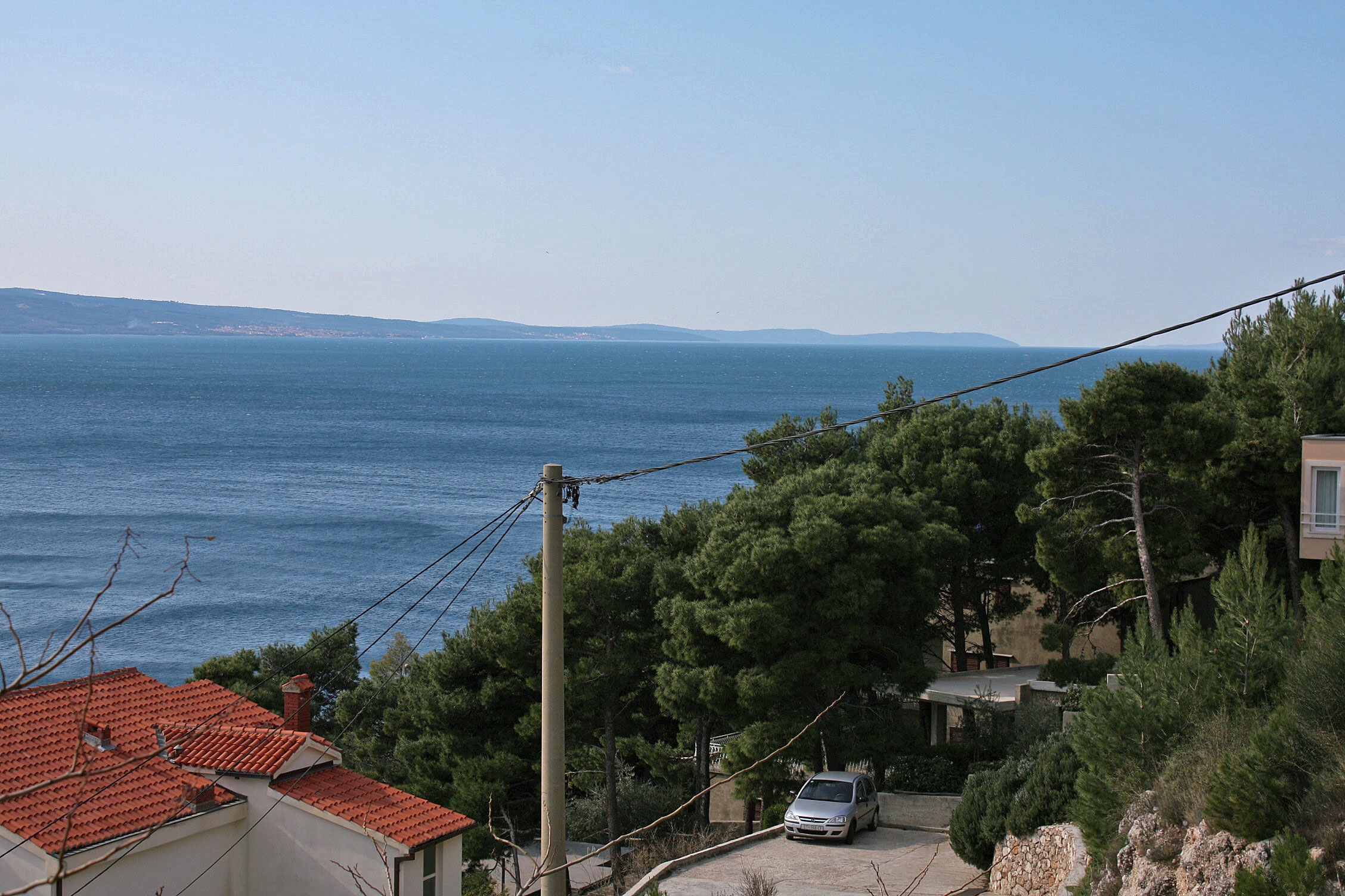 One bedroom apartment with terrace and sea view Nemira, Omiš  A-b