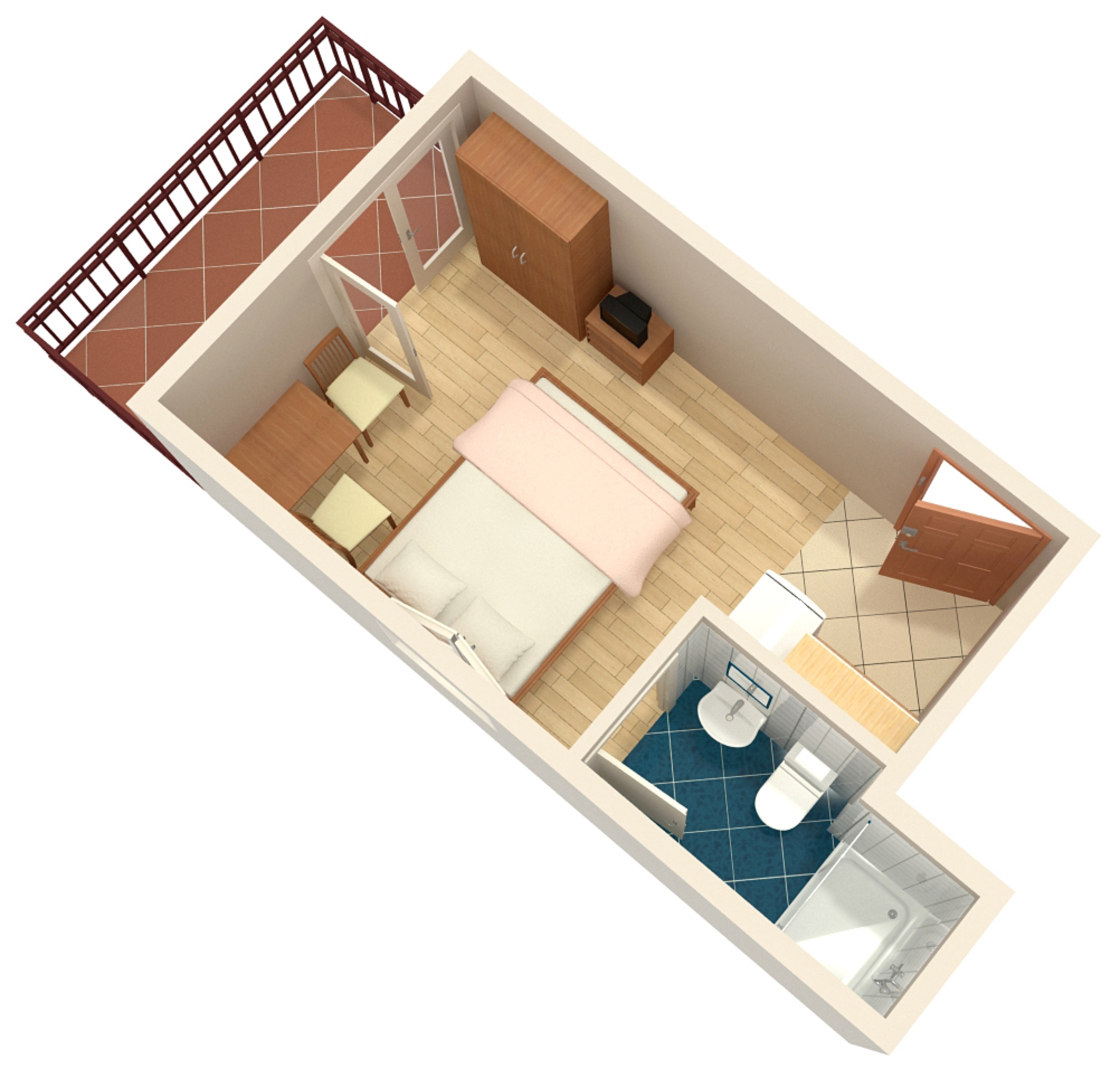 Studio flat with terrace and sea view Duće, Omiš  AS-d